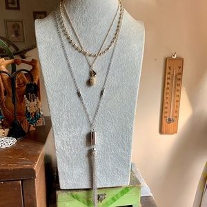 The Limited Two Layering Necklaces - Lot NWOT